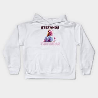 stefanos tsitsipas Kids Hoodie